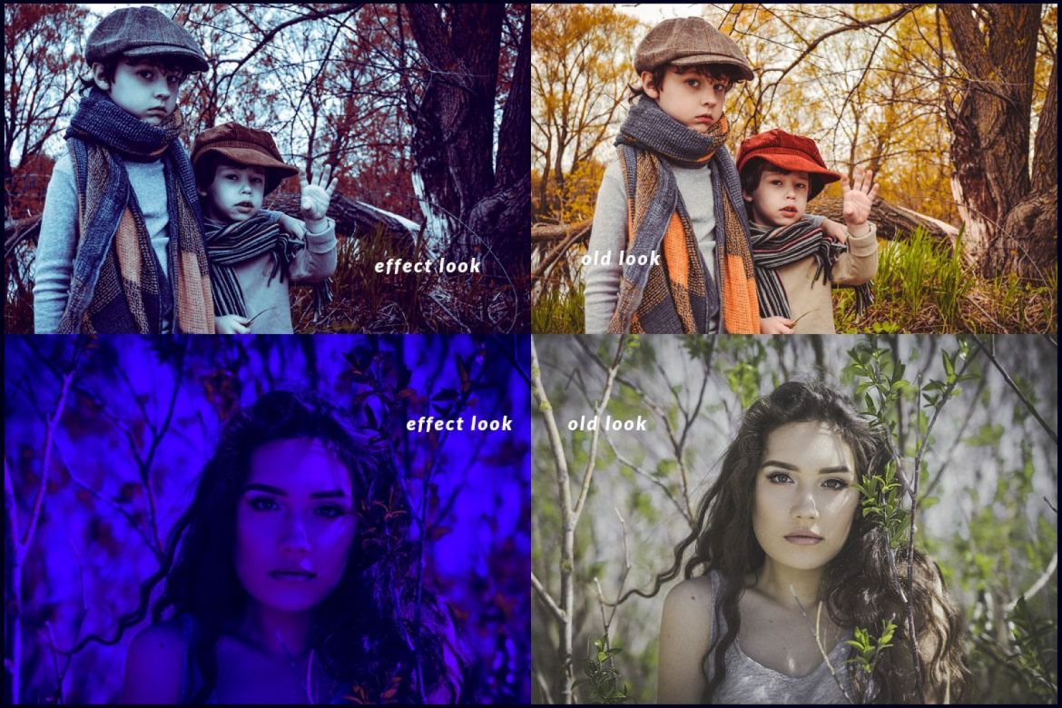 Dark Faded Photoshop Action alternate