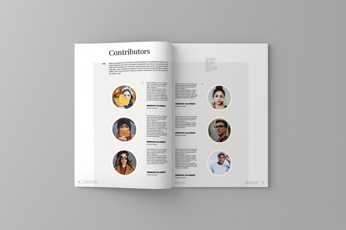 Garden and Leaves Magazine Template - view 14