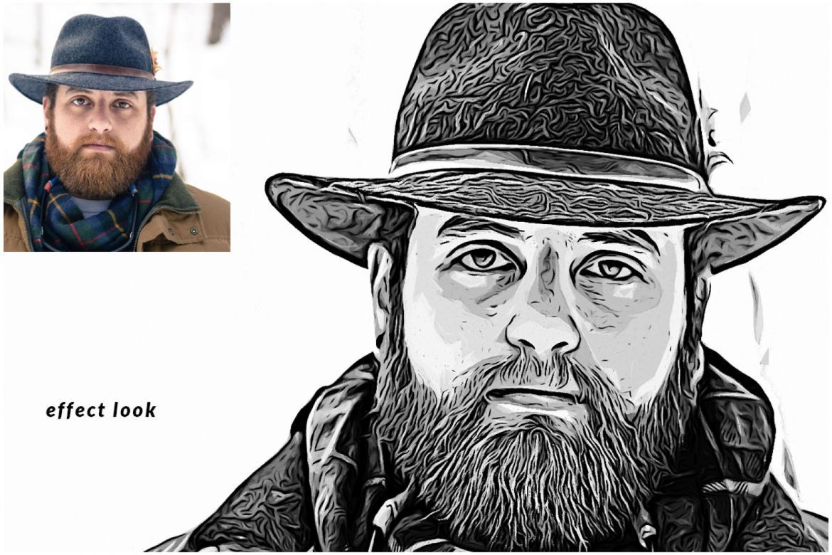 Abstract Art Photoshop Action alternate