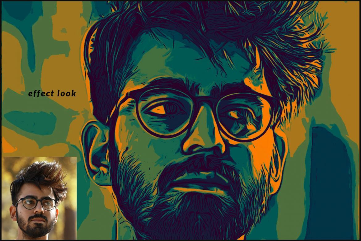 Abstract Art Photoshop Action - view 3