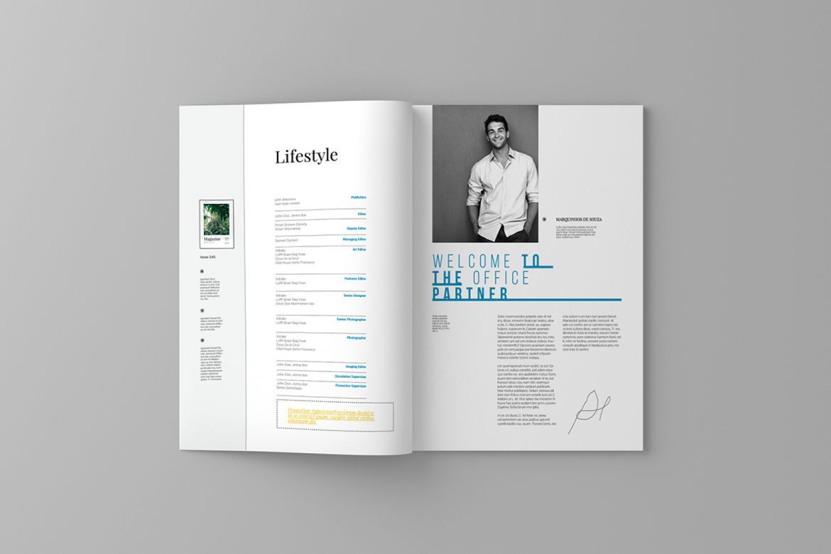 Lifestyle Magazine Template - view 4