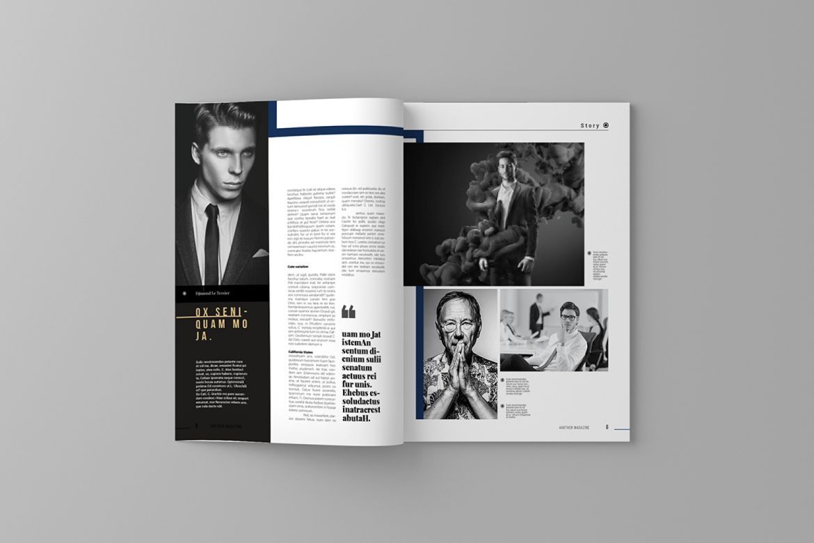 Lifestyle Magazine Template alternate