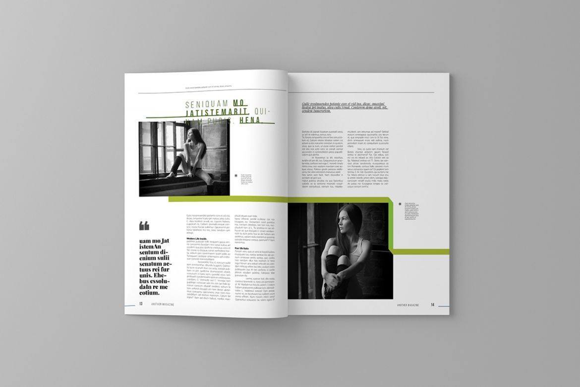 Lifestyle Magazine Template - view 10