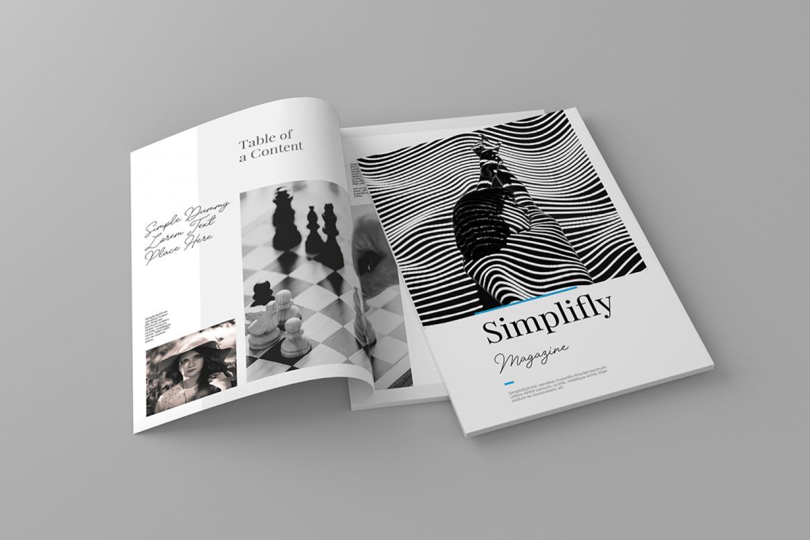 Simplifly Magazine Template alt