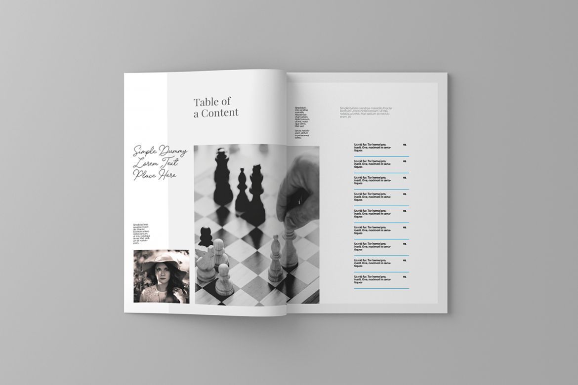 Simplifly Magazine Template - view 5