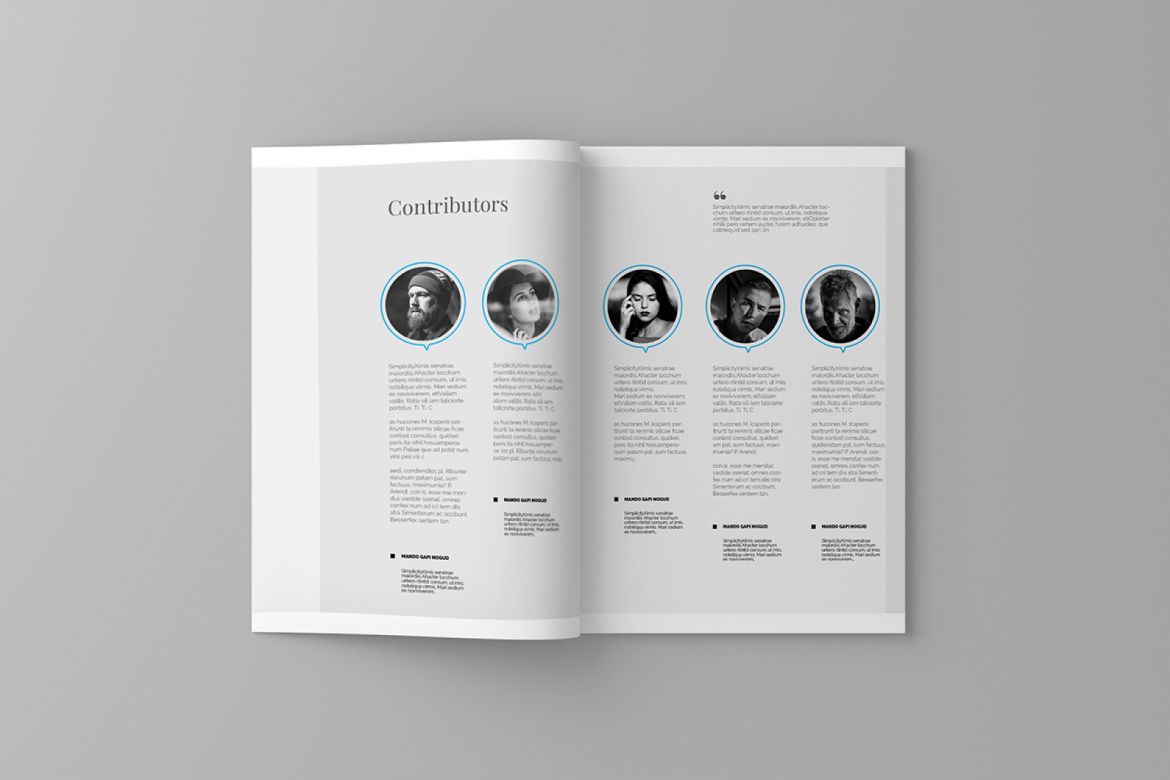 Simplifly Magazine Template - view 6