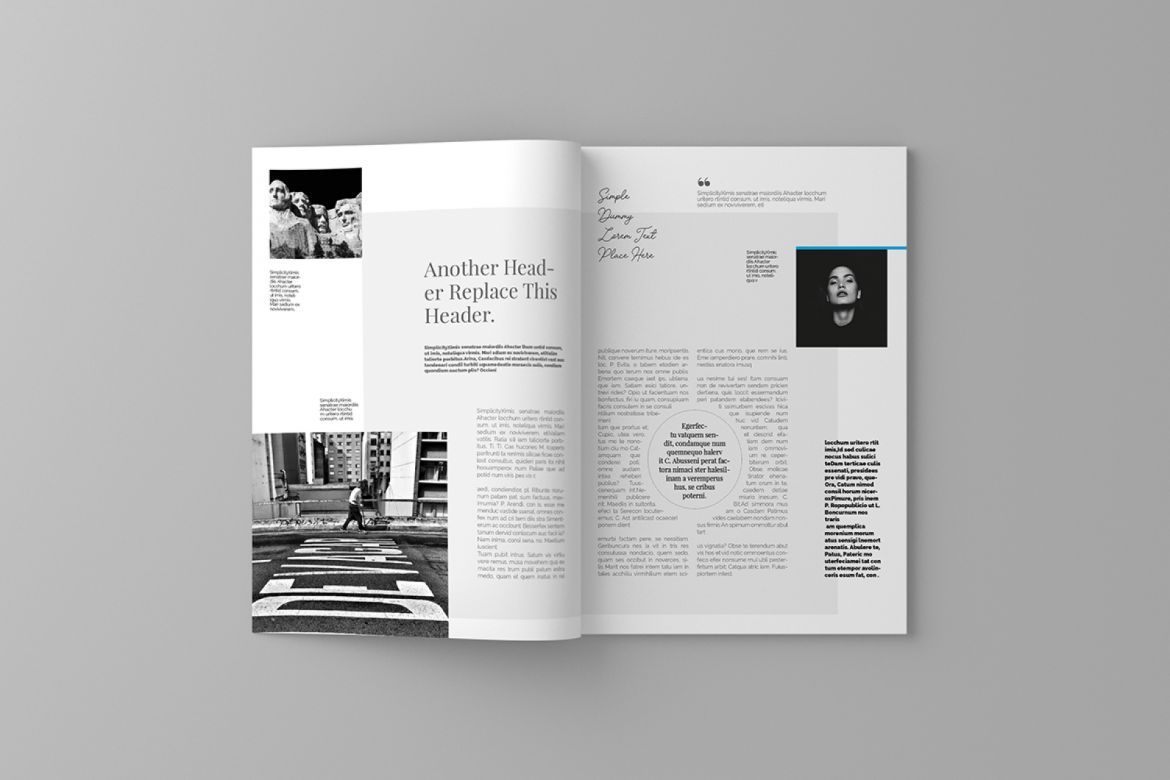 Simplifly Magazine Template - view 1