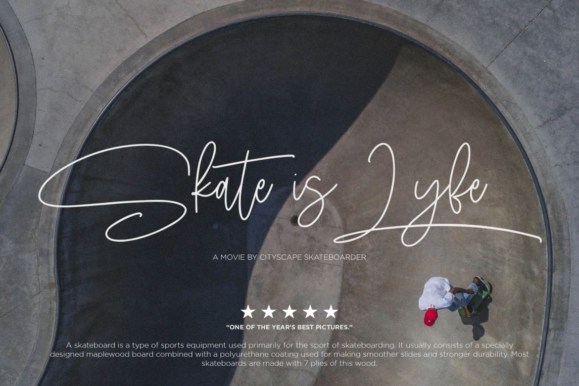 Hobbies Signature Font alternate