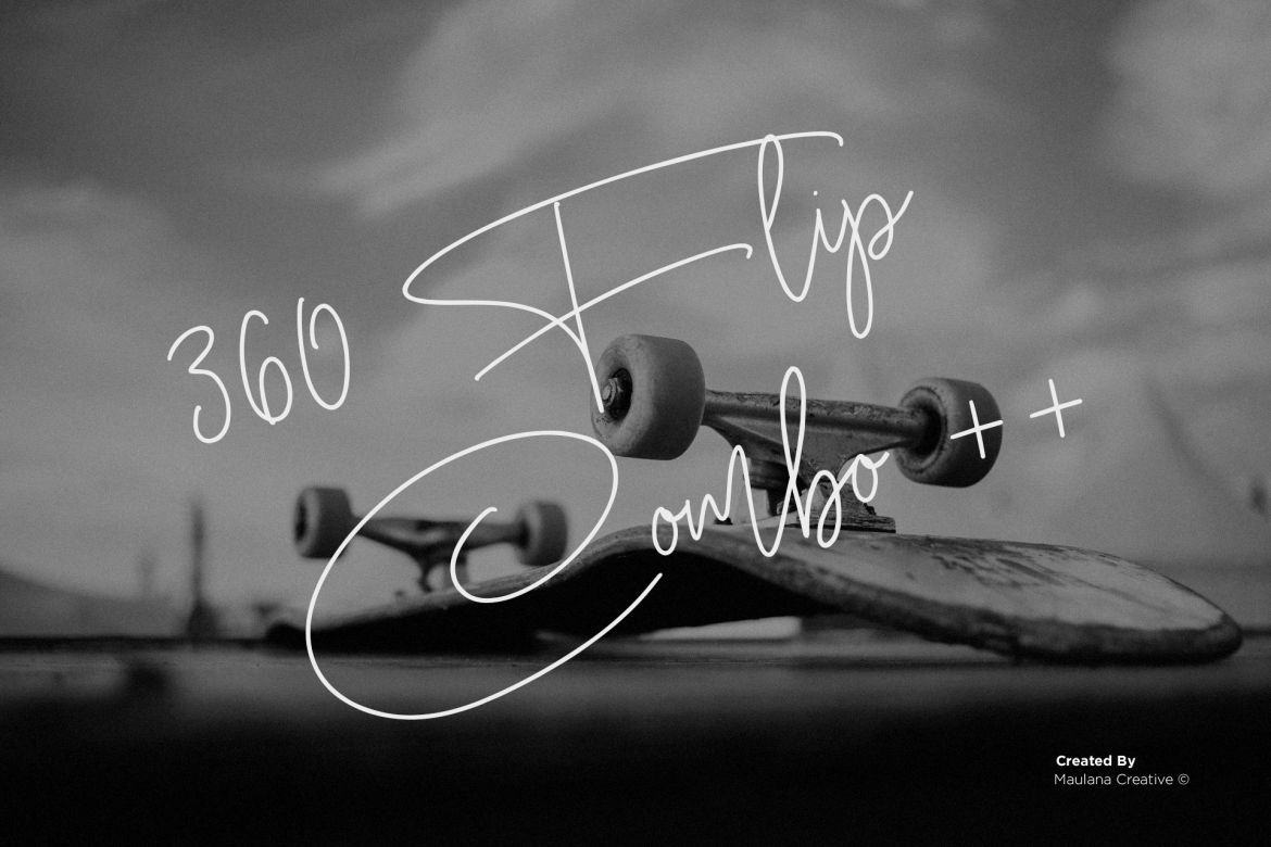 Hobbies Signature Font - view 3