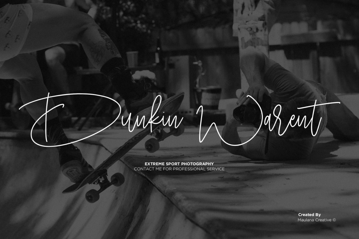 Hobbies Signature Font - view 7