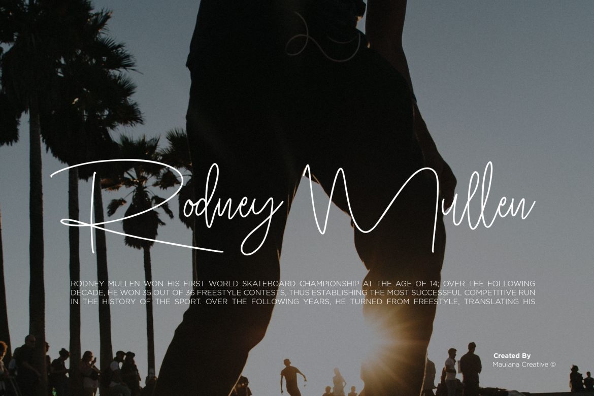 Hobbies Signature Font - view 9