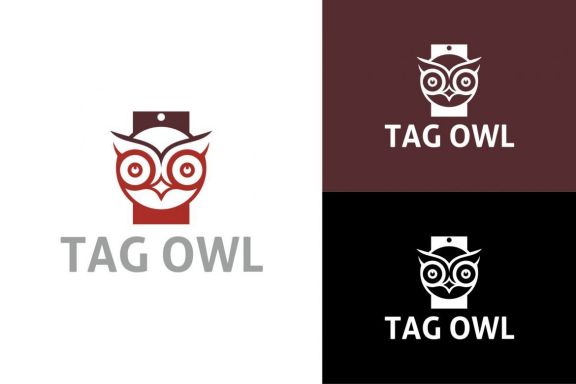 Tag Owl Logo - view 1