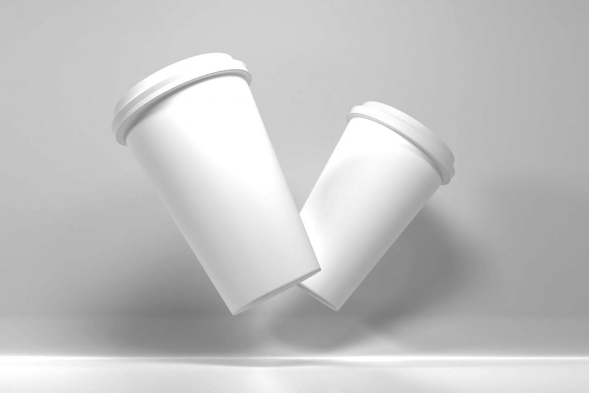 Free Paper Coffee Cup Mockup Template - view 2