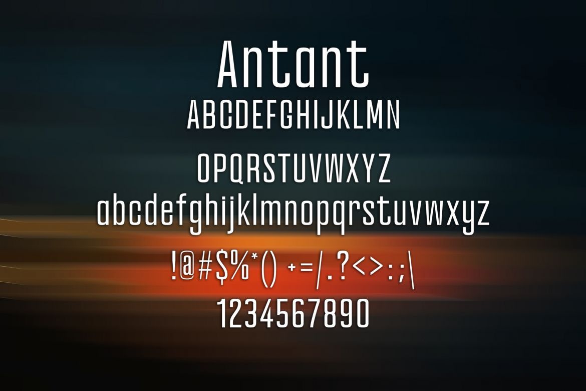 Antant Font - view 2