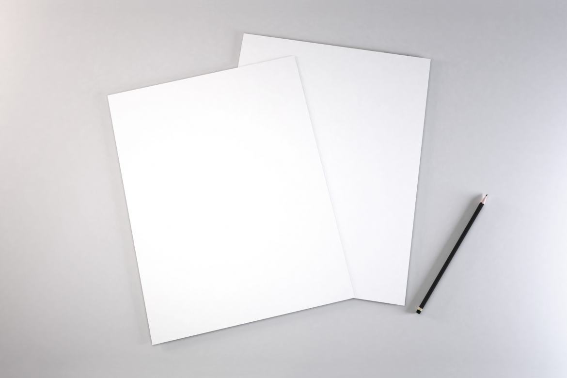 Free Letter Sized CV Mockup Template alternate