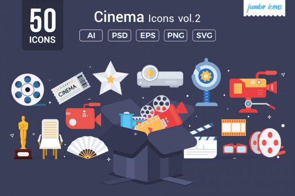 Cinema Vector Icons