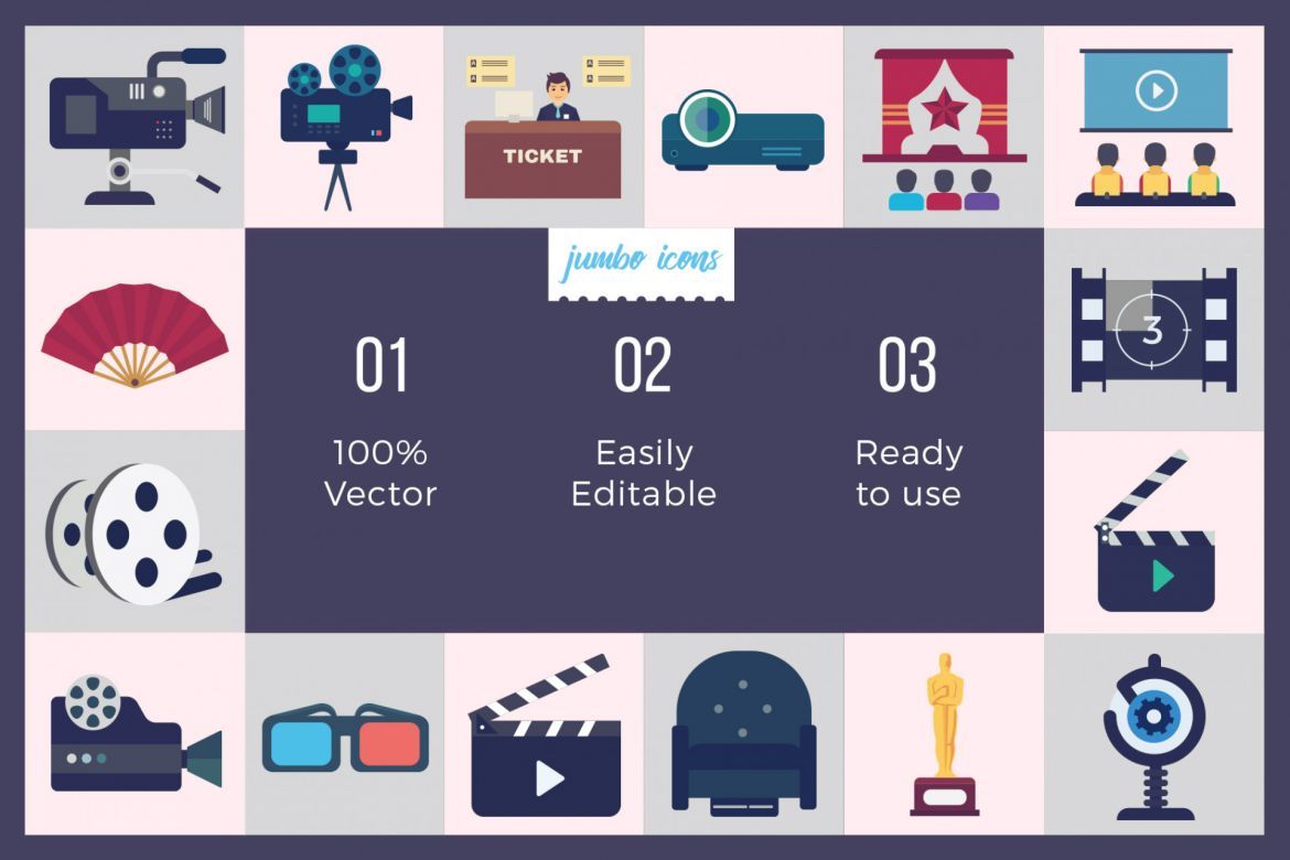 Cinema Vector Icons alternate