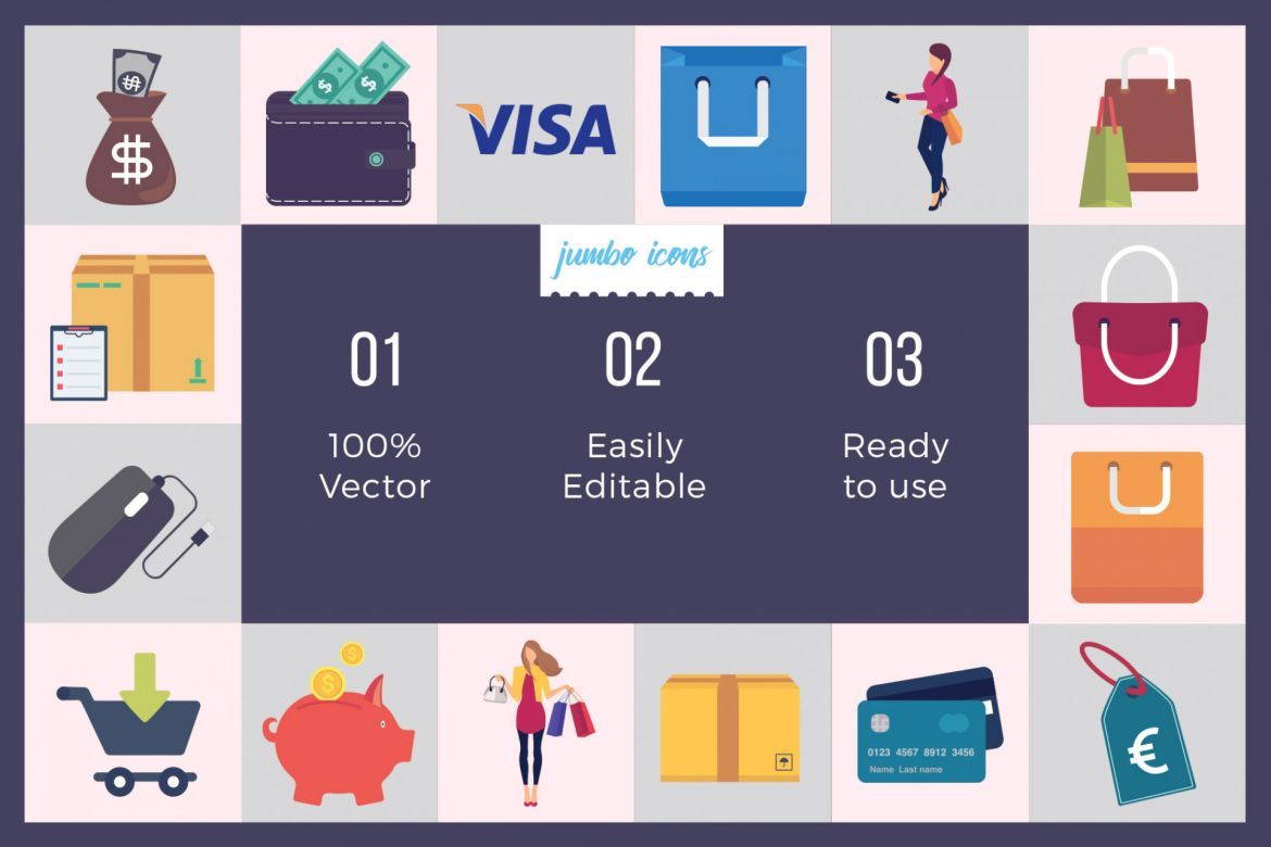 eCommerce / Shopping Vector Icons alternate