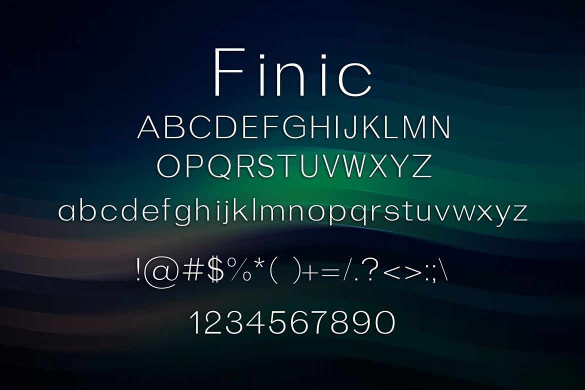 Finic Font - view 2