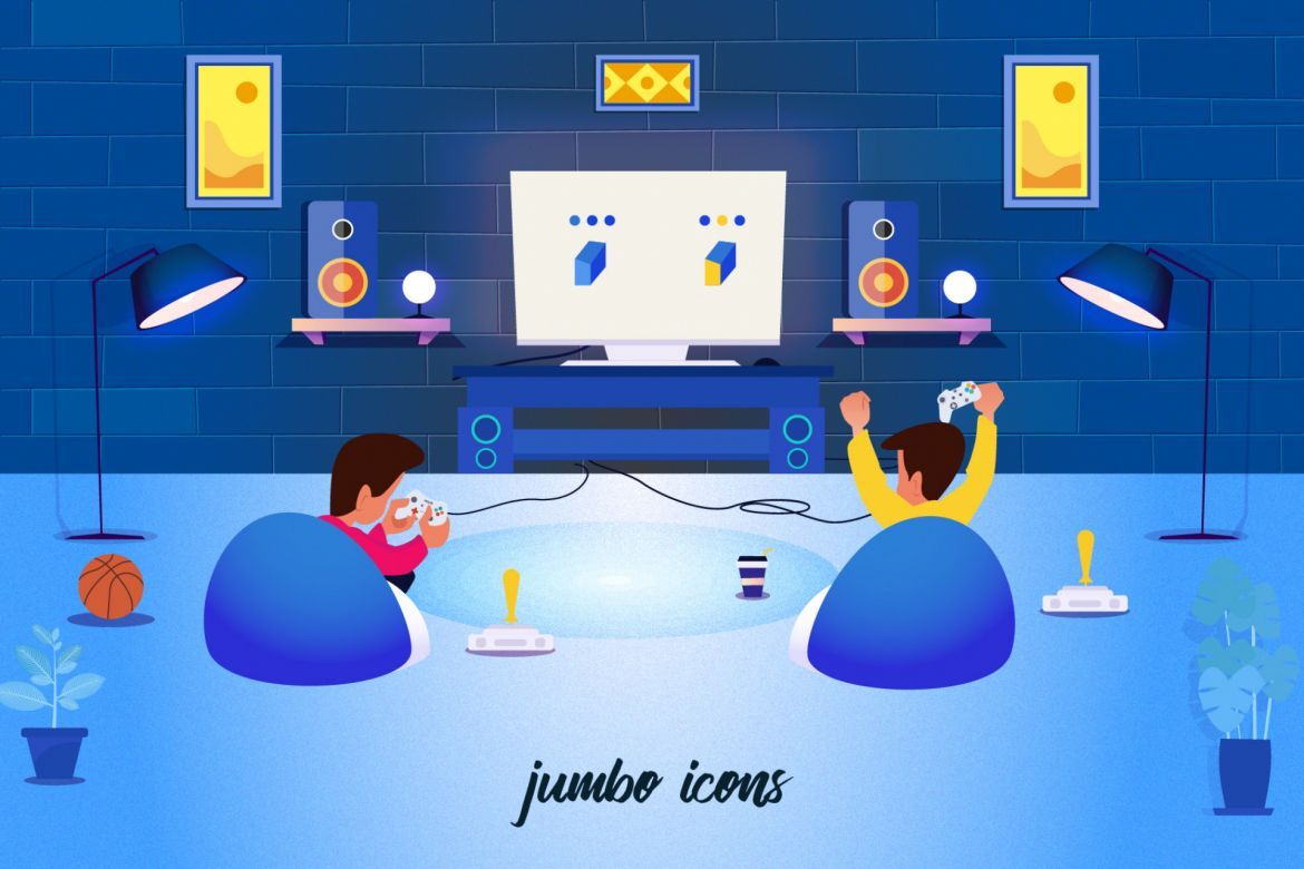 Gaming - Controls Vector Icons - view 4