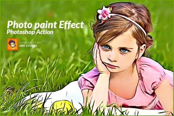 Photo Paint Effect Photoshop Action