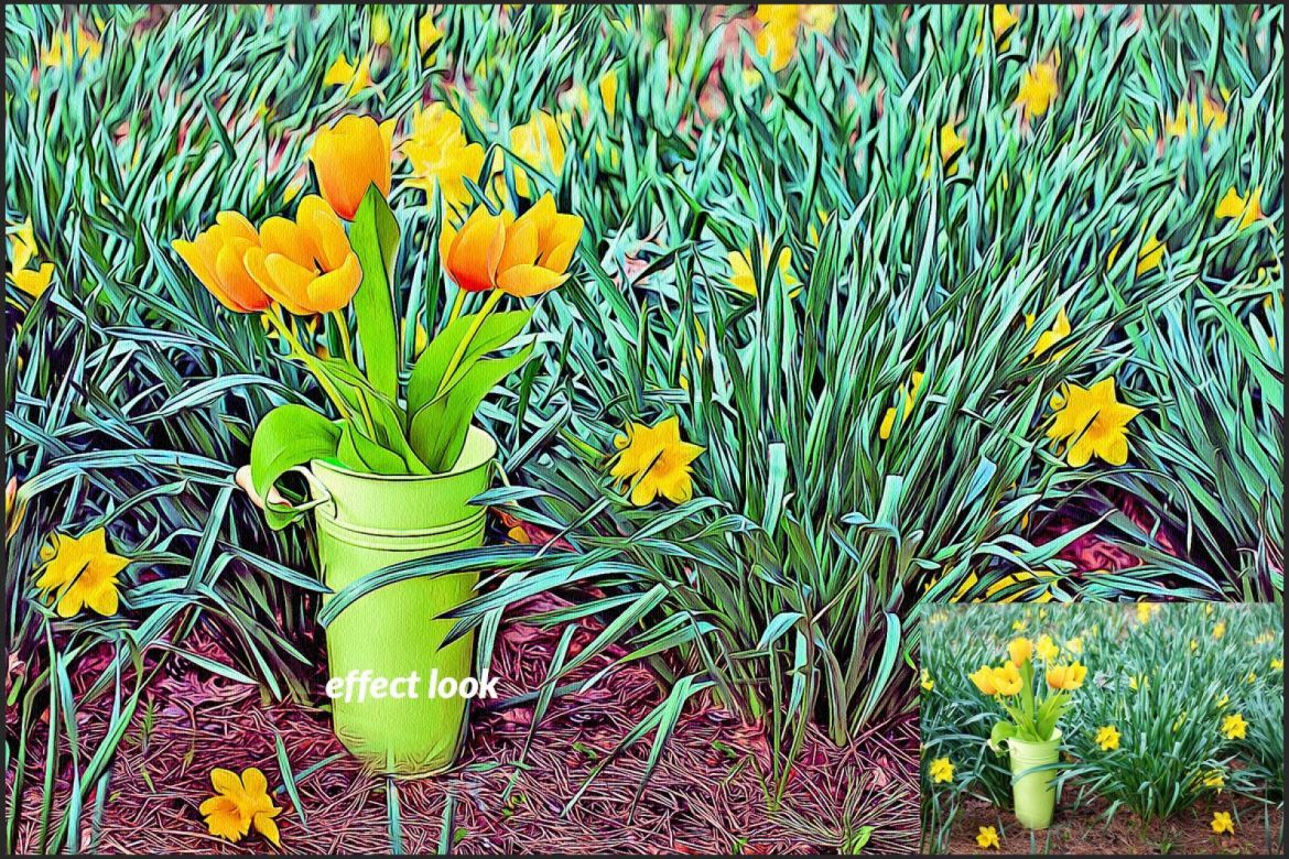 Photo Paint Effect Photoshop Action - view 3