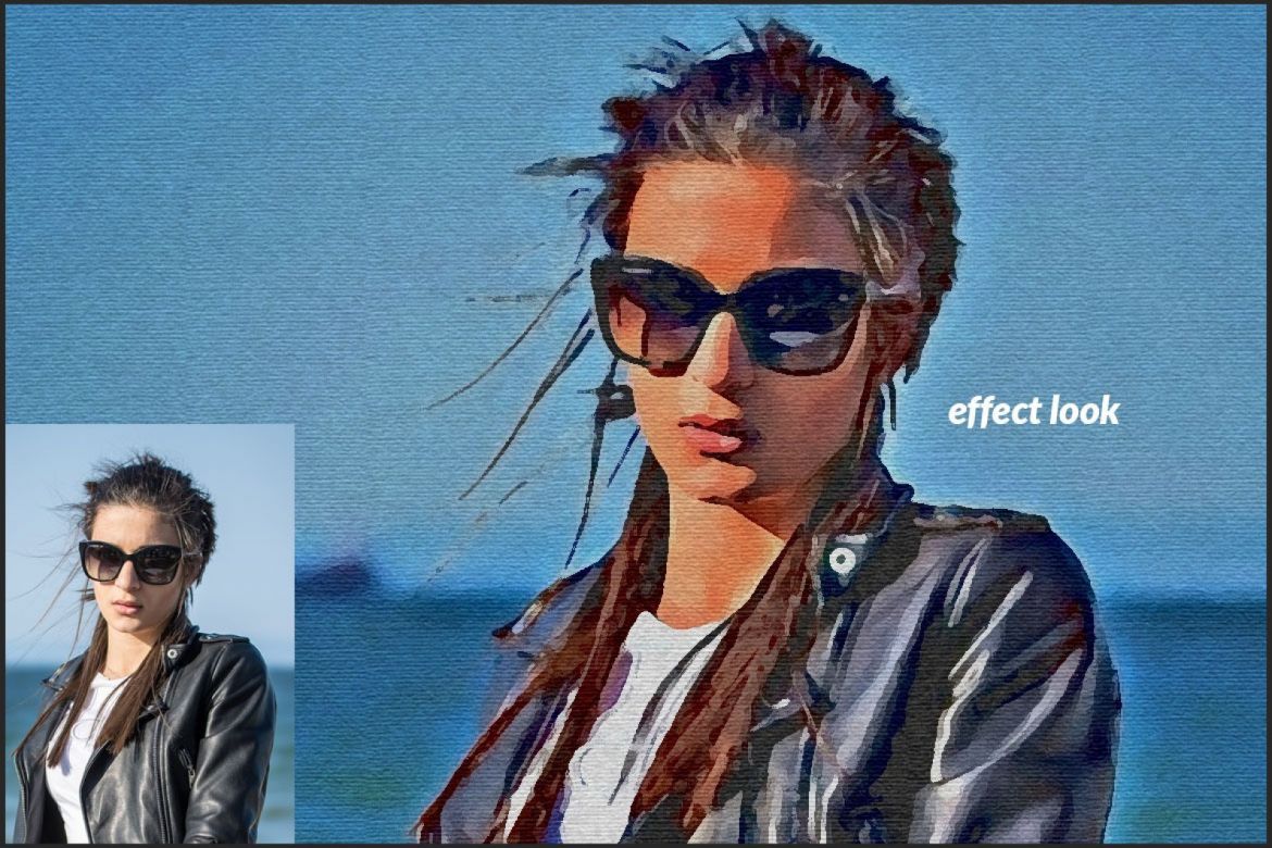 Photo Paint Effect Photoshop Action - view 7