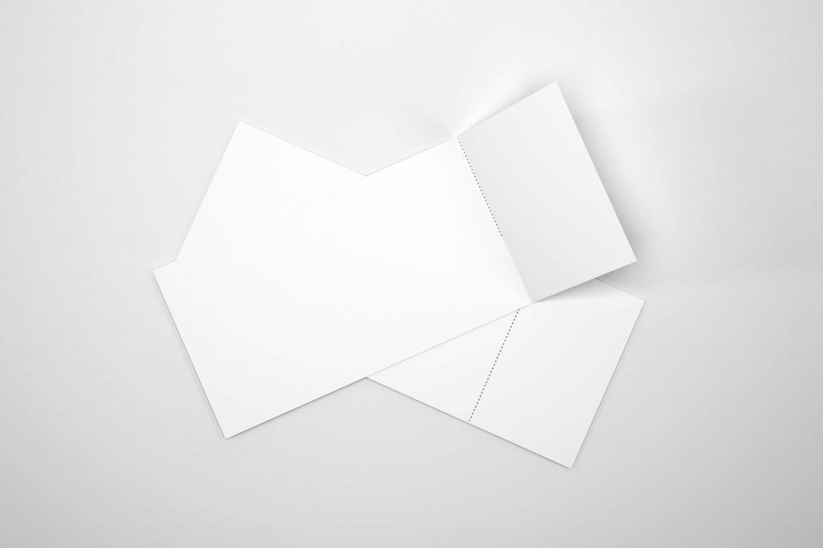 Free Event Ticket Mockup Template - view 2