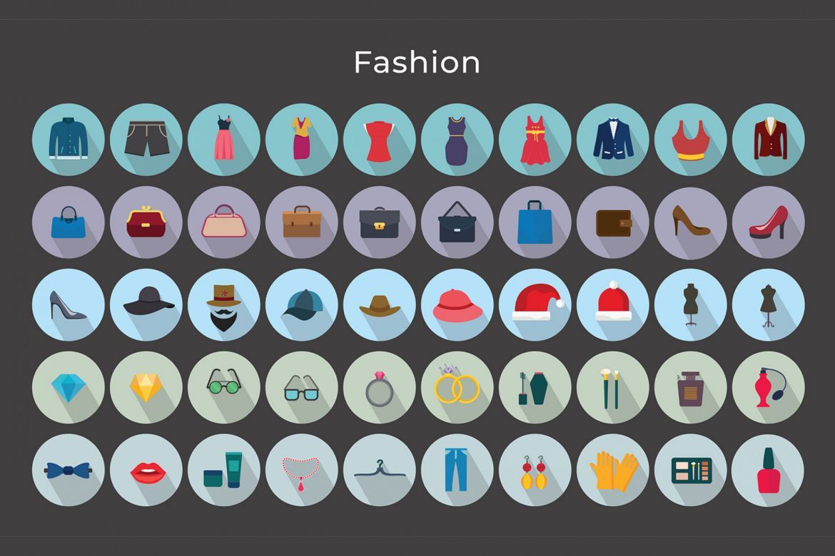 Fashion Vector Icons - view 5