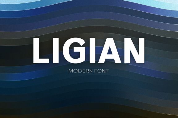 Ligian Font - view 1