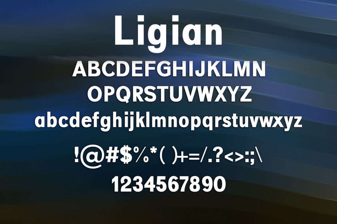 Ligian Font - view 2