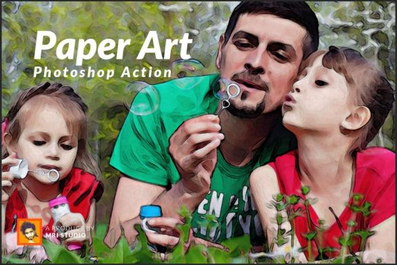 Paper Art Photoshop Action
