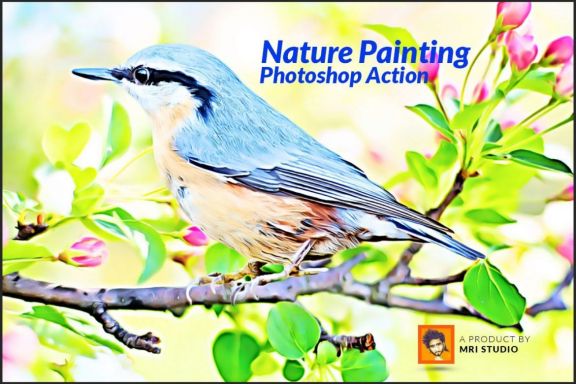 Nature Painting Photoshop Action