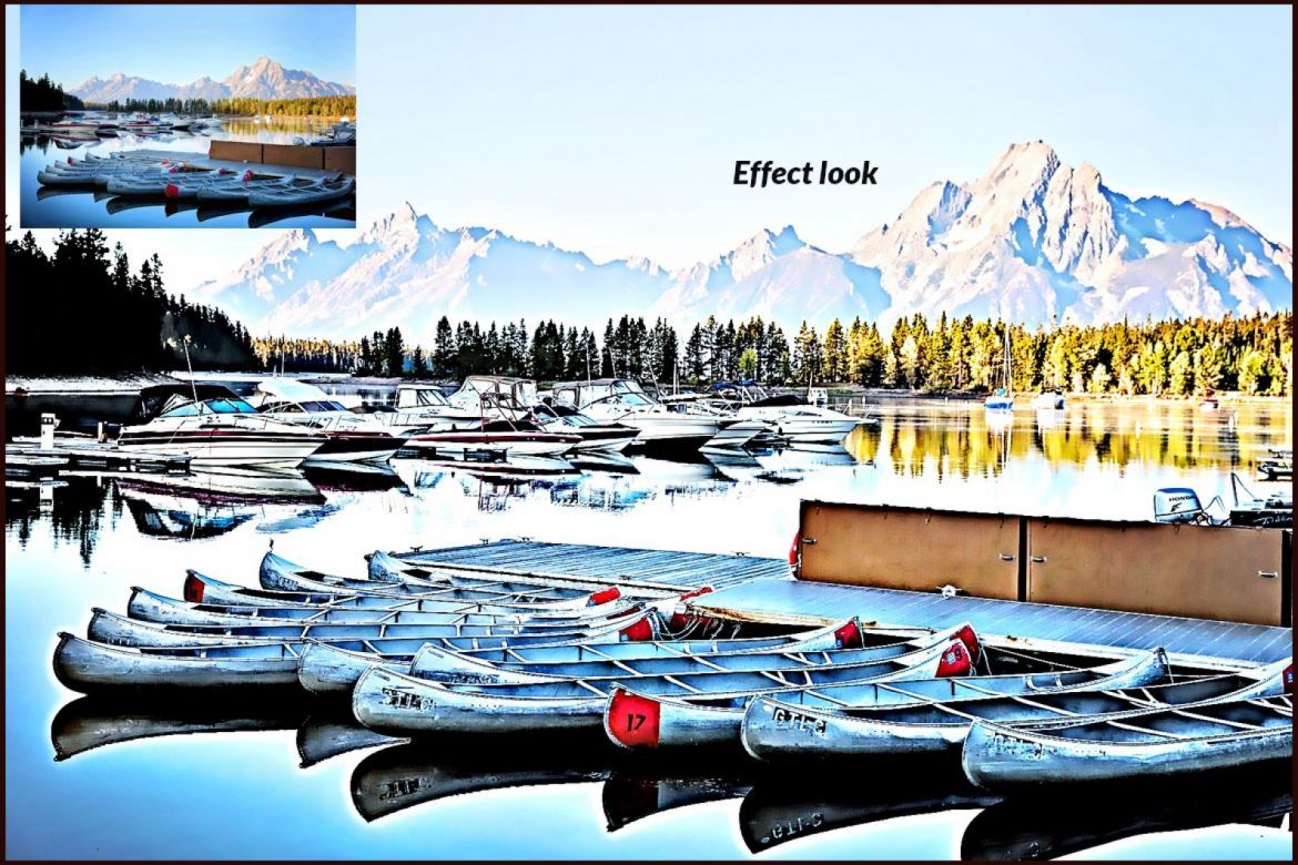 Nature Painting Photoshop Action - view 7