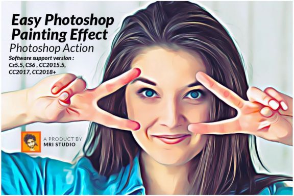 Easy Photoshop Painting Effect
