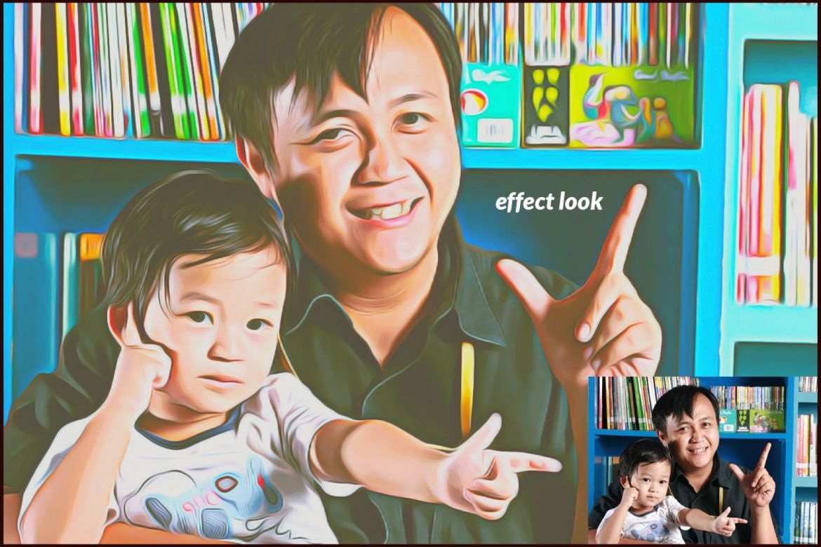 Easy Photoshop Painting Effect - view 4
