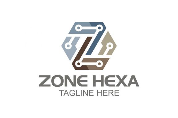 Zone Hexa Logo - view 1
