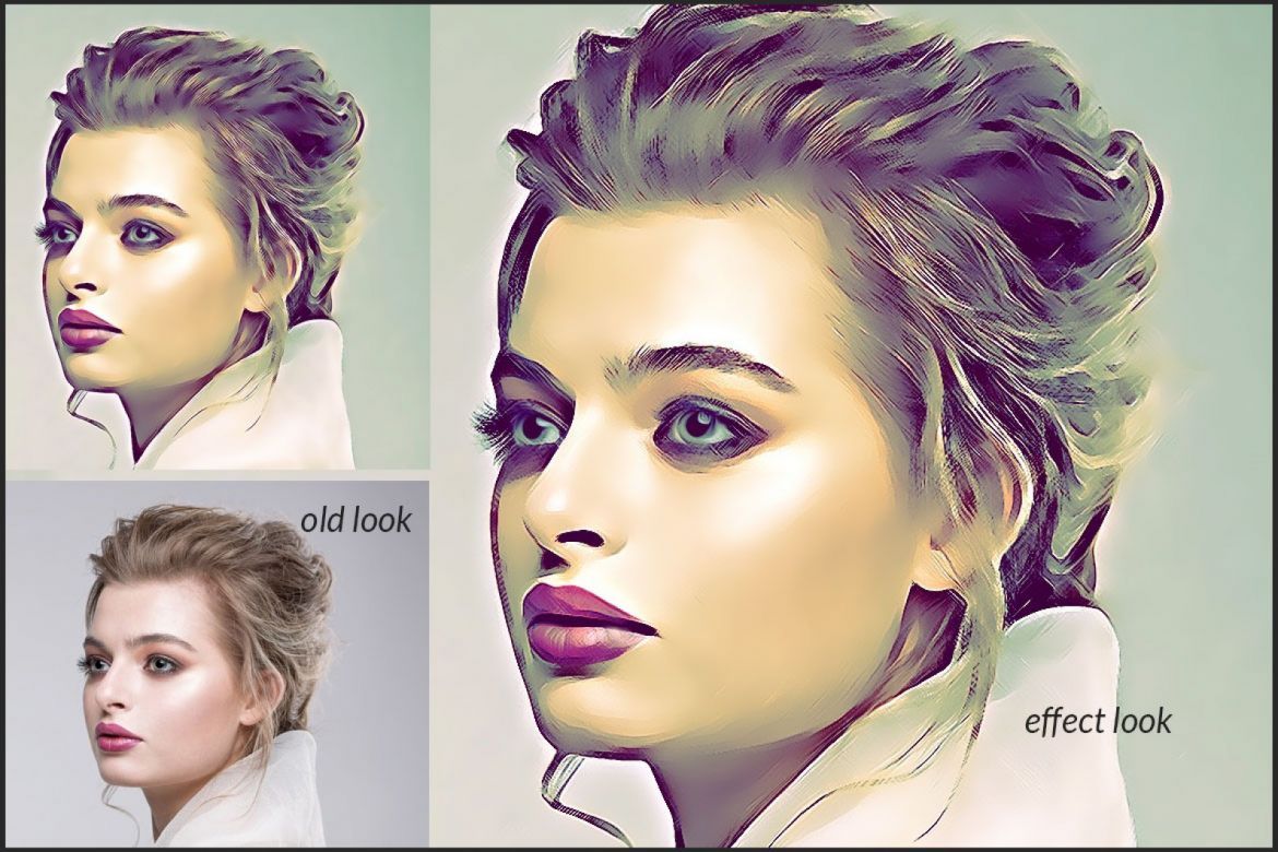 Smart Oil Painting Photoshop Action - view 3