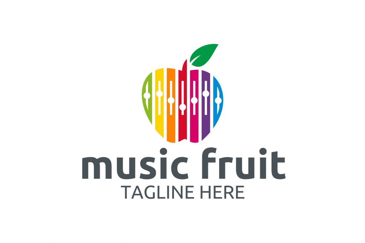 Music Fruit Logo alternate