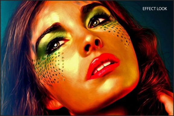 Oil Paint Photoshop Action