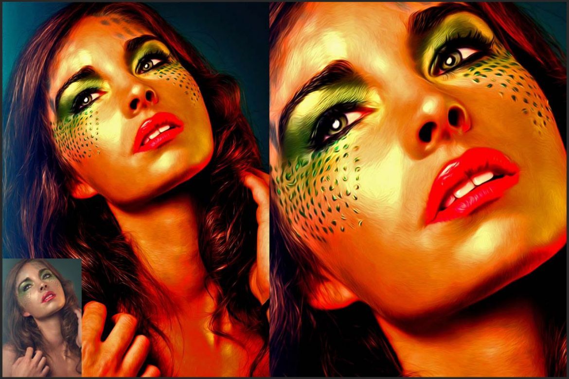 Oil Paint Photoshop Action - view 5