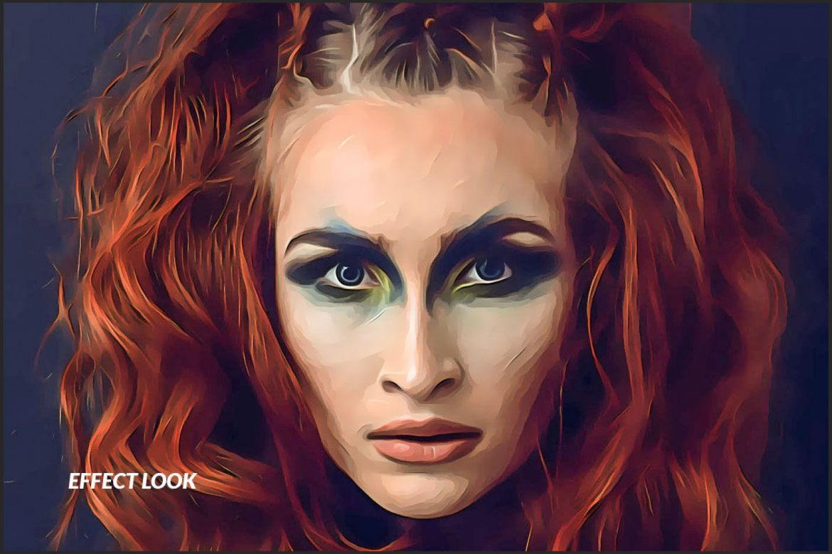 Modern Oil Paint Photoshop Action - view 4