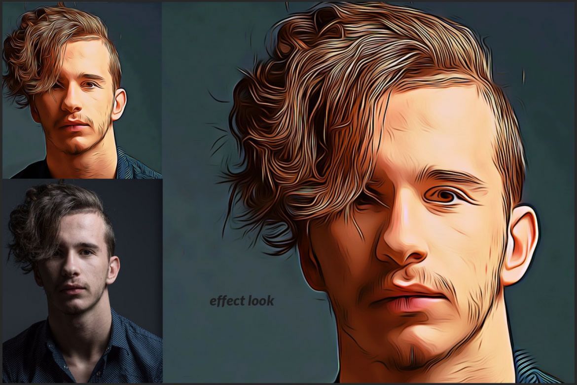 Oil Painting Photoshop action alternate