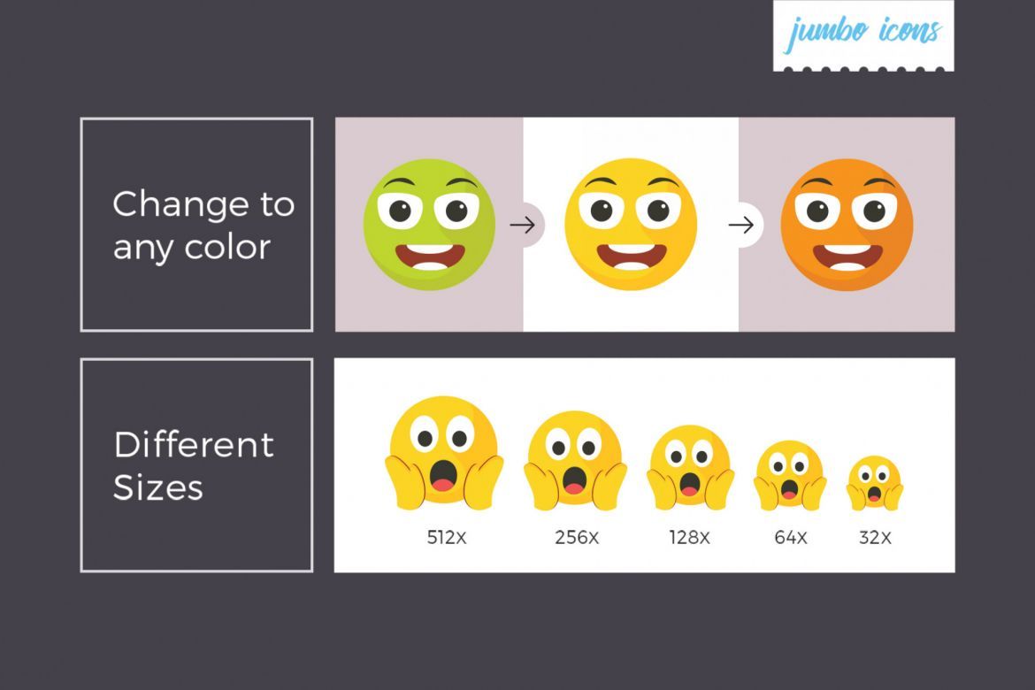Emojis - Smiley Vector Icons - view 3