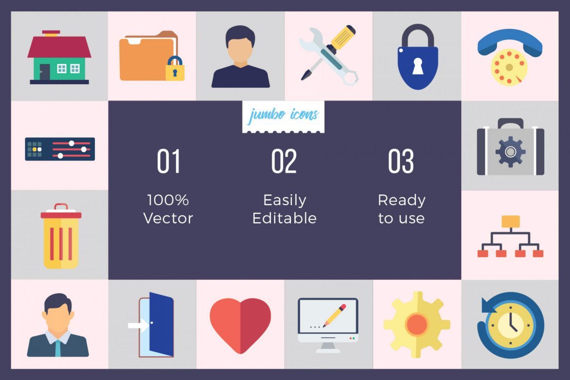 Interface Vector Icons alternate