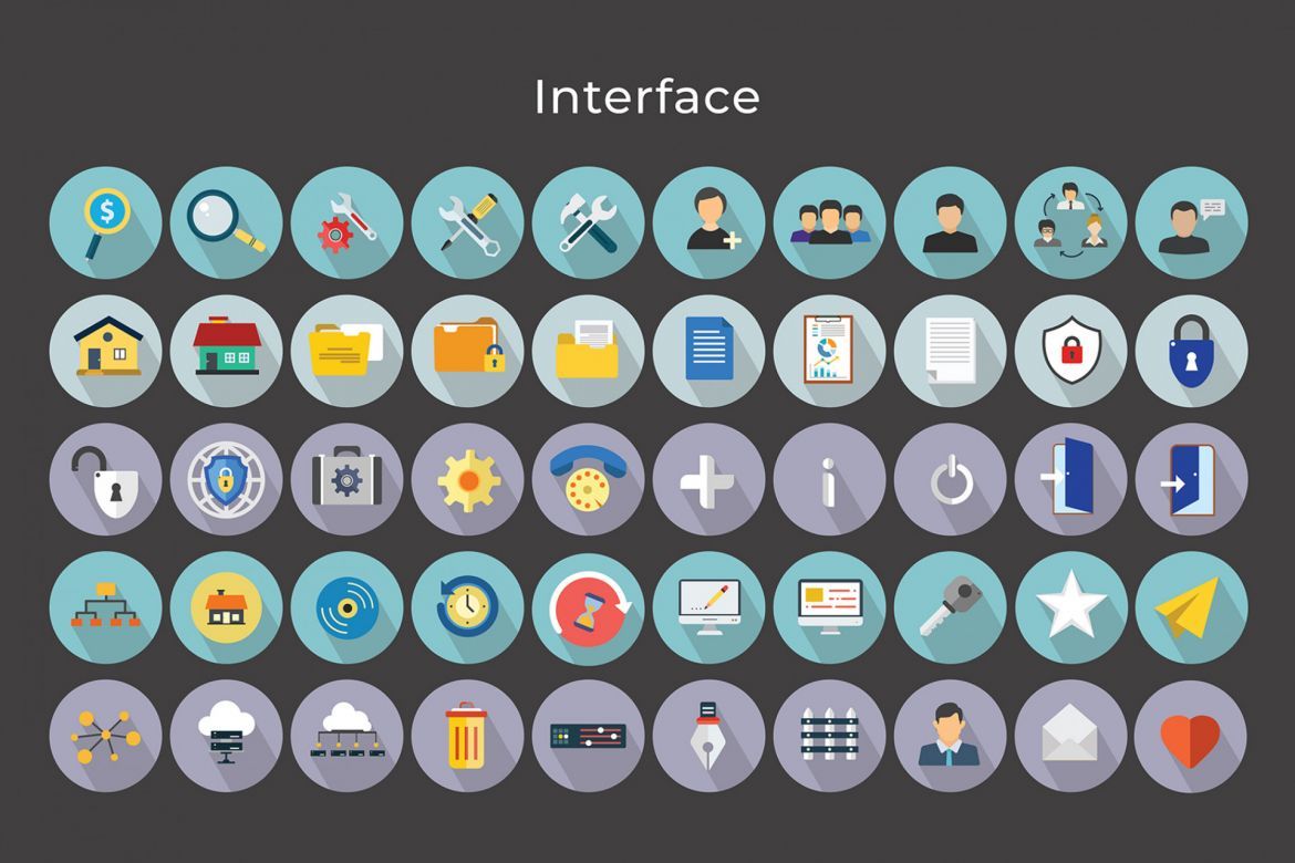 Interface Vector Icons - view 5
