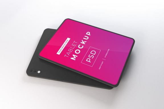 Free Tablet Device Mockup Template