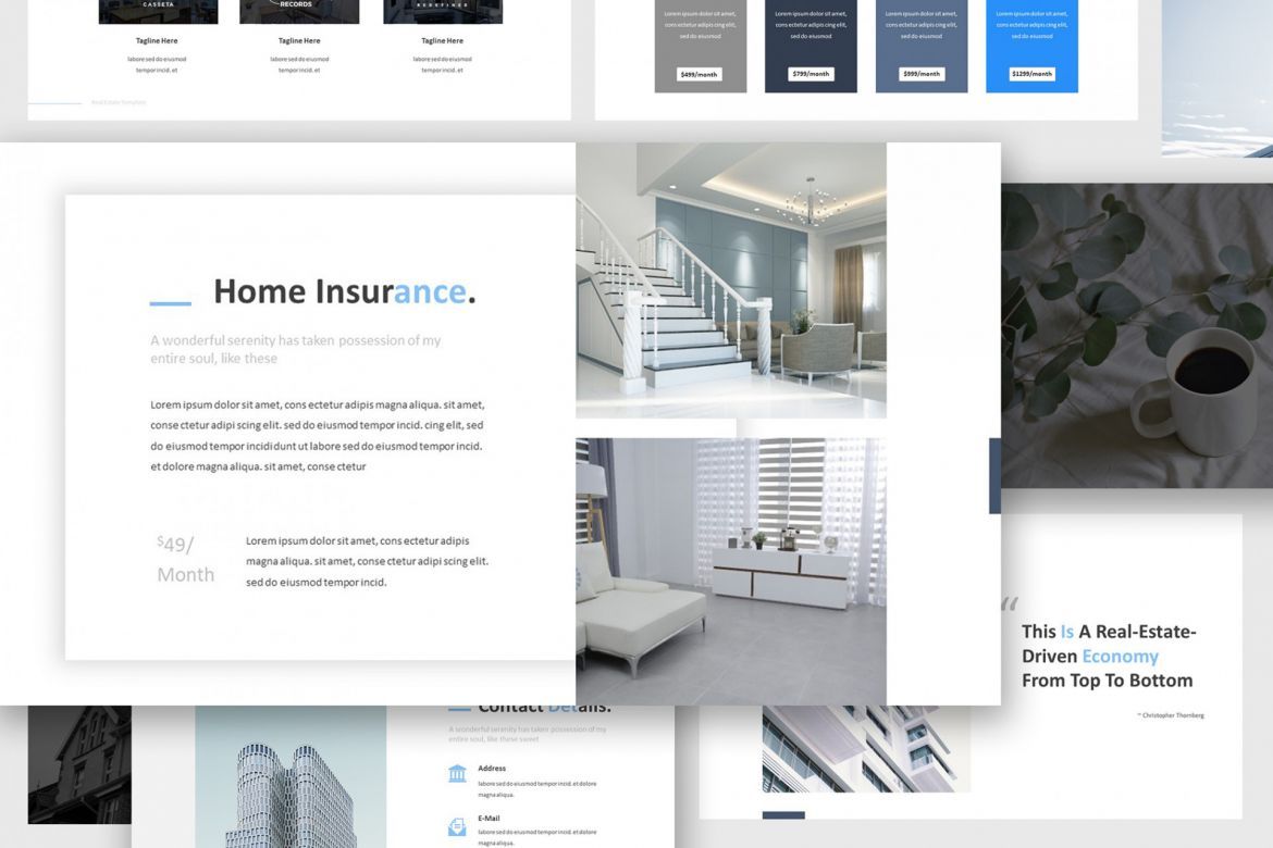 Real Estate Keynote Template - view 6
