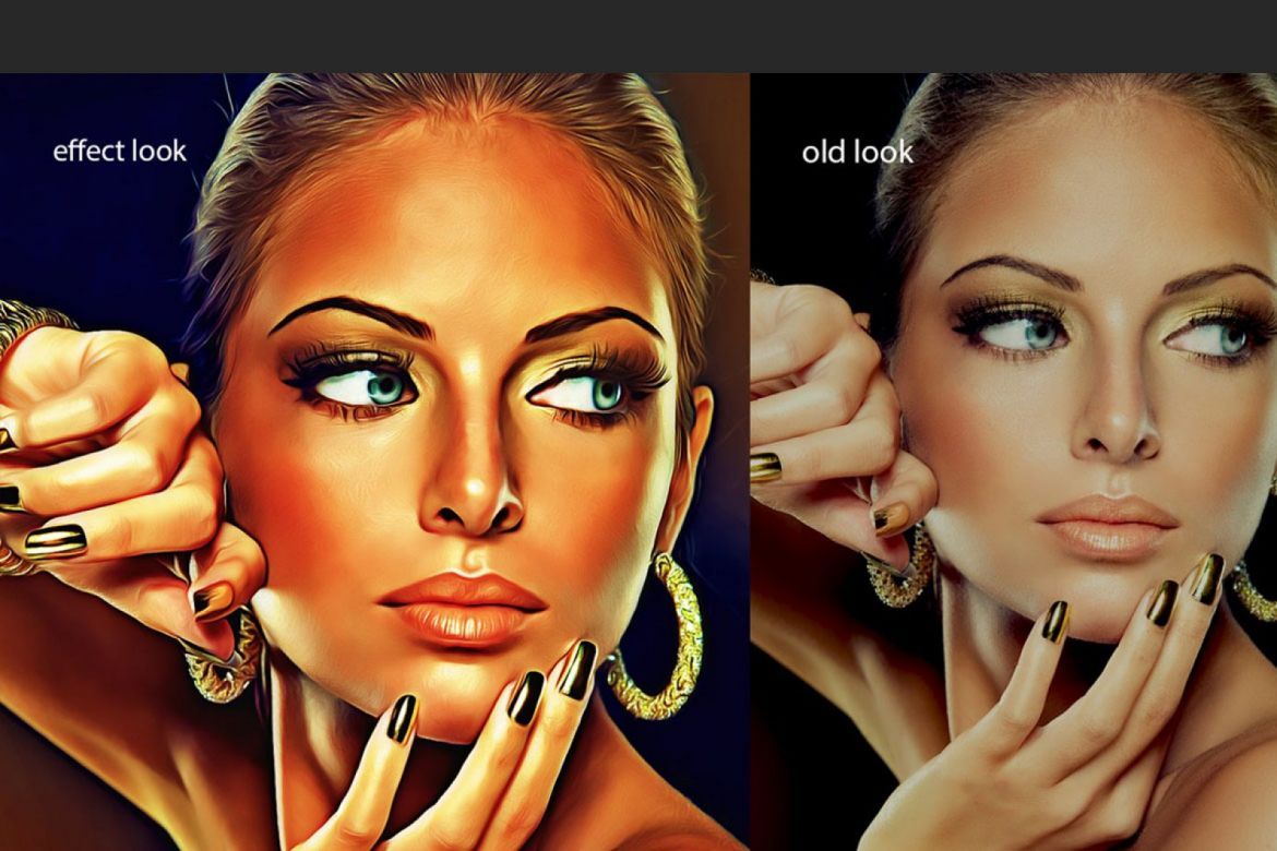 Oil Glossy Paint Photoshop Action - view 3