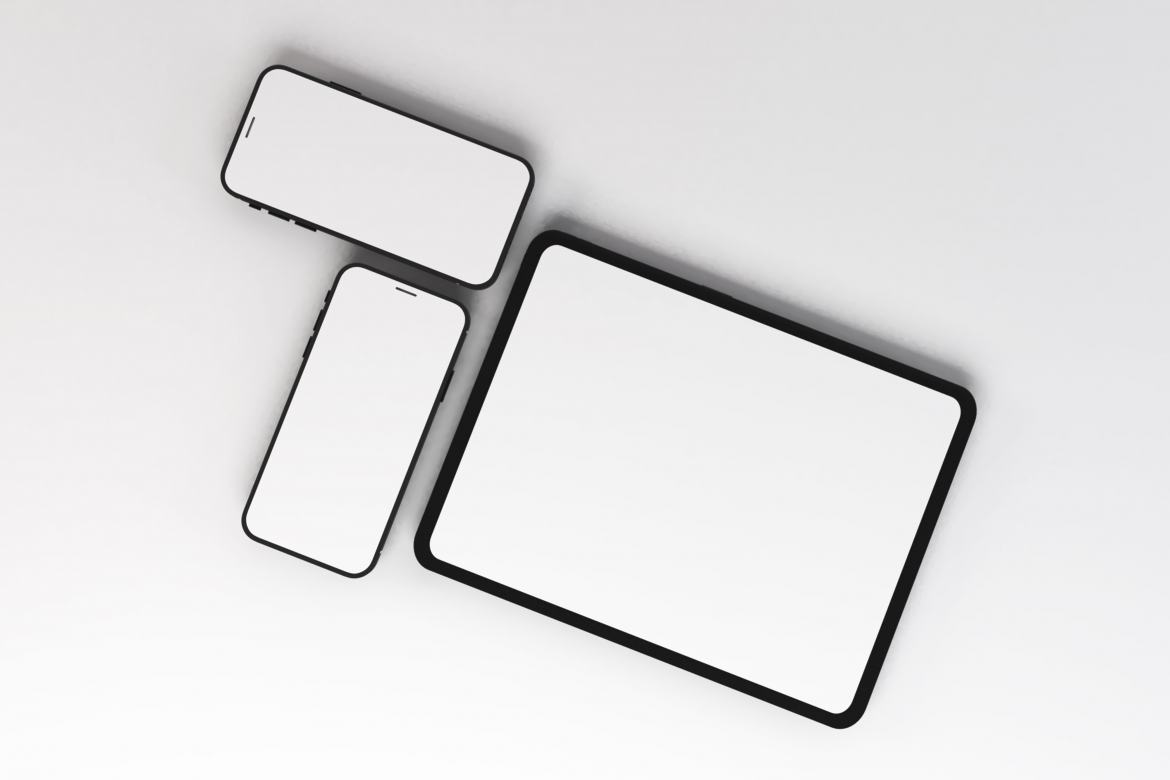 Free Tablet and Smartphone Device Mockup alternate